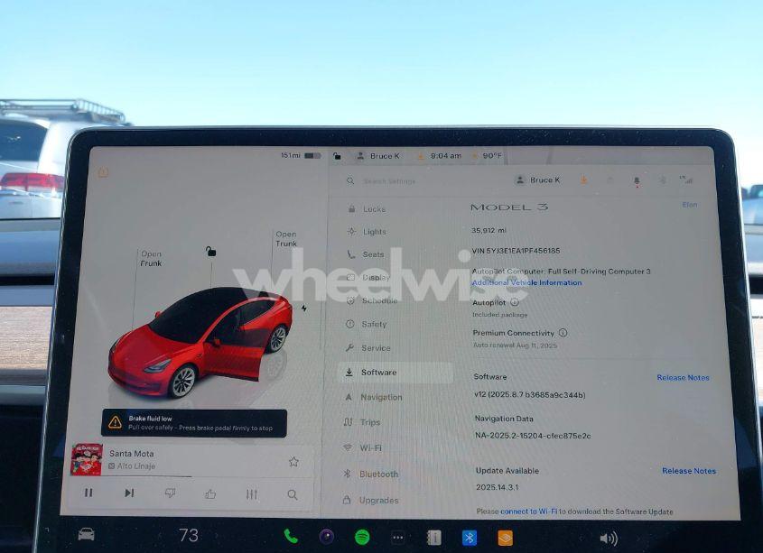 Photo 7 of 2023 Tesla Model 3 REAR-WHEEL DRIVE (VIN 5YJ3E1EA1PF456185)