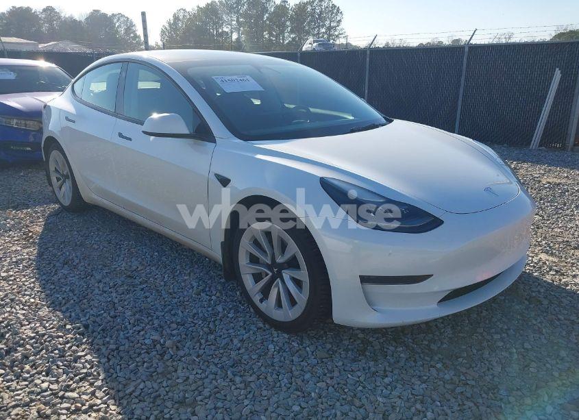 2023 Tesla Model 3 REAR-WHEEL DRIVE (VIN 5YJ3E1EA1PF465601) main photo