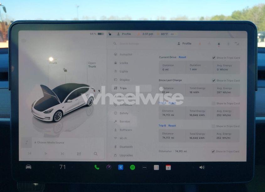 Photo 7 of 2023 Tesla Model 3 REAR-WHEEL DRIVE (VIN 5YJ3E1EA1PF465601)
