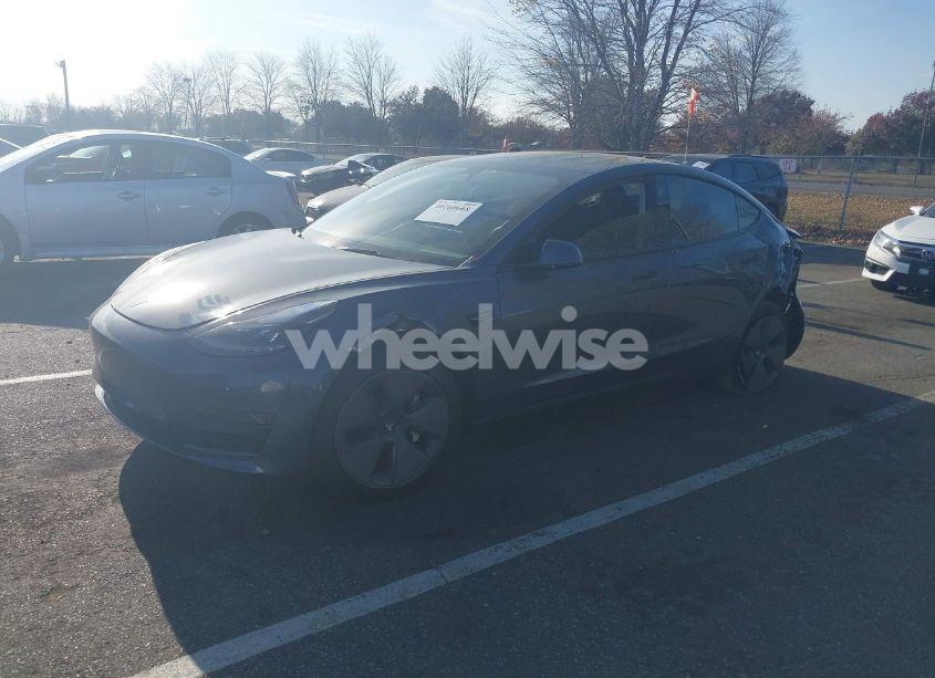 Photo 2 of 2023 Tesla Model 3 REAR-WHEEL DRIVE (VIN 5YJ3E1EA1PF559820)