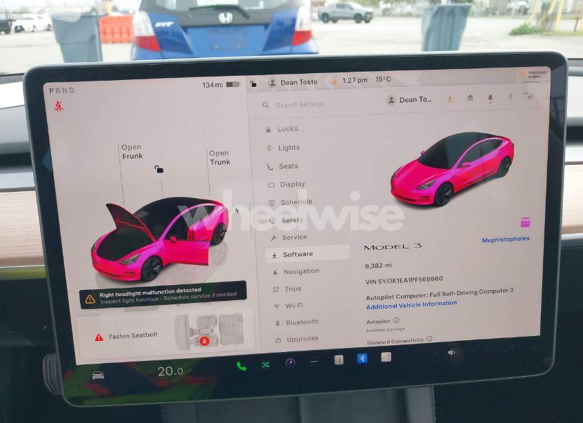 Photo 19 of 2023 Tesla Model 3 REAR-WHEEL DRIVE (VIN 5YJ3E1EA1PF569960)