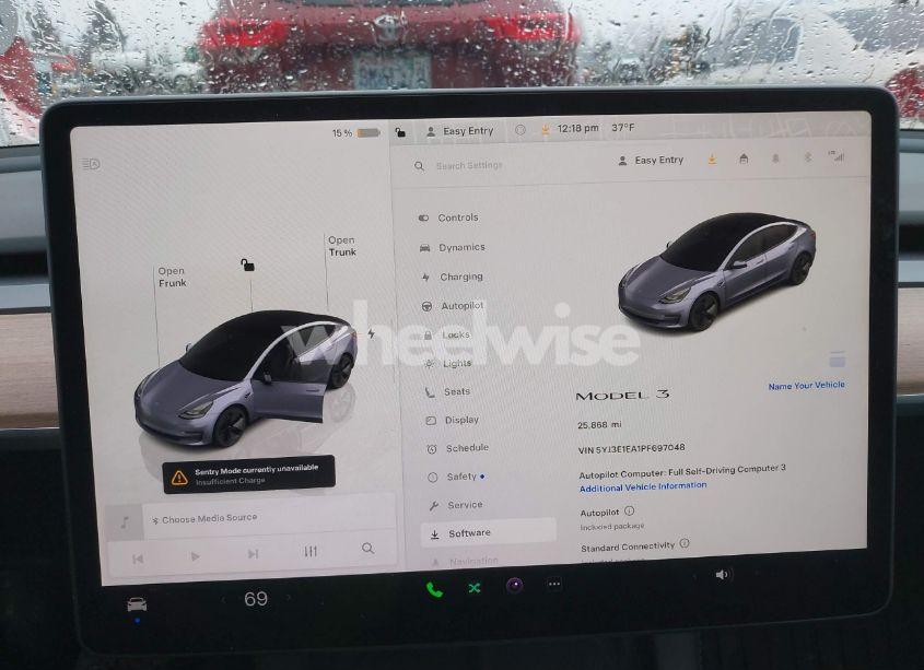 Photo 19 of 2023 Tesla Model 3 REAR-WHEEL DRIVE (VIN 5YJ3E1EA1PF697048)