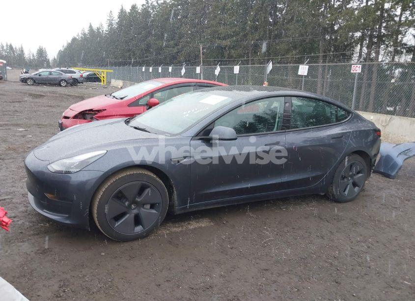 Photo 2 of 2023 Tesla Model 3 REAR-WHEEL DRIVE (VIN 5YJ3E1EA1PF697048)