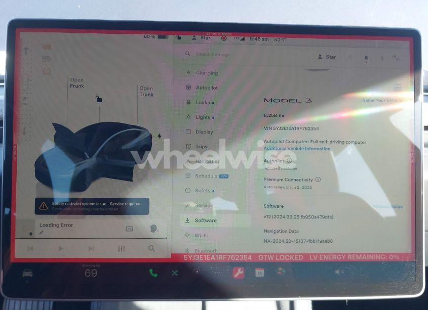 Photo 7 of 2024 Tesla Model 3 LONG RANGE DUAL MOTOR ALL-WHEEL DRIVE/REAR-WHEEL DRIVE (VIN 5YJ3E1EA1RF762354)