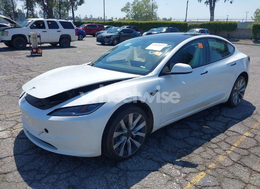 Photo 2 of 2025 Tesla Model 3 LONG RANGE REAR-WHEEL DRIVE (VIN 5YJ3E1EA1SF876795)