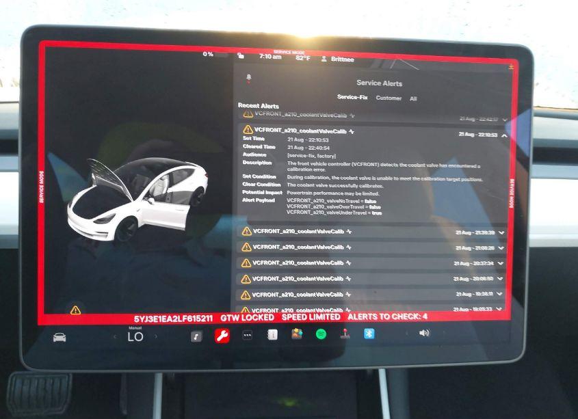 Photo 18 of 2020 Tesla Model 3 STANDARD RANGE PLUS REAR-WHEEL DRIVE/STANDARD RANGE REAR-WHEEL DRIVE (VIN 5YJ3E1EA2LF615211)