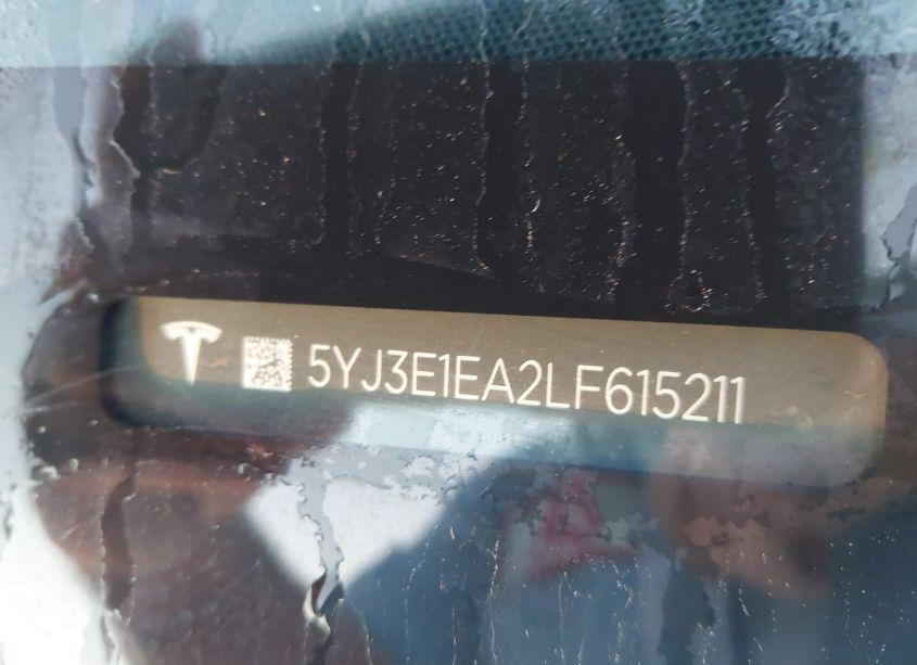Photo 9 of 2020 Tesla Model 3 STANDARD RANGE PLUS REAR-WHEEL DRIVE/STANDARD RANGE REAR-WHEEL DRIVE (VIN 5YJ3E1EA2LF615211)