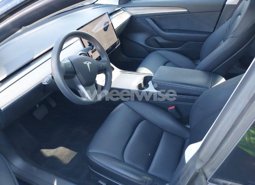 Photo 5 of 2021 Tesla Model 3 STANDARD RANGE PLUS REAR-WHEEL DRIVE (VIN 5YJ3E1EA2MF087140)