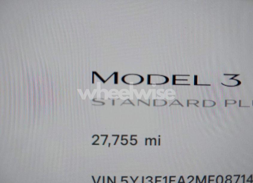 Photo 7 of 2021 Tesla Model 3 STANDARD RANGE PLUS REAR-WHEEL DRIVE (VIN 5YJ3E1EA2MF087140)