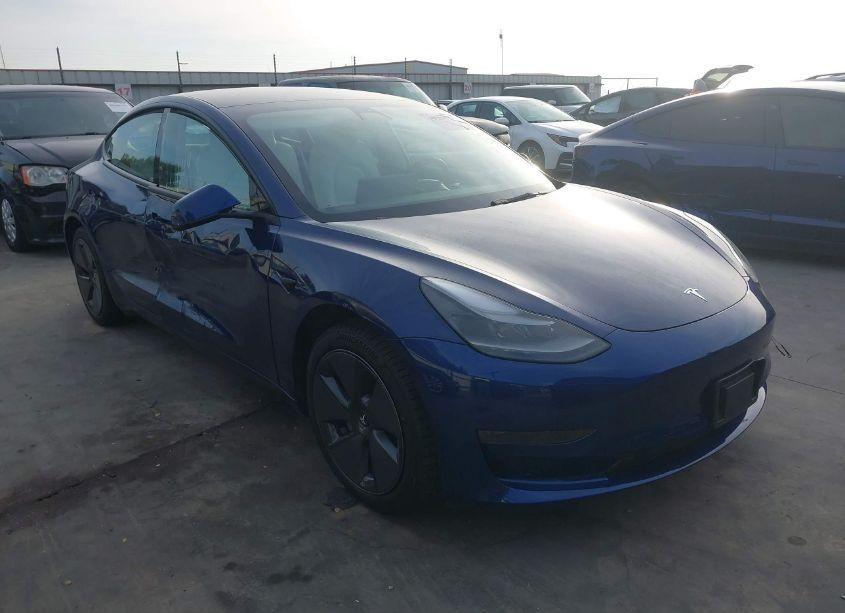 2021 Tesla Model 3 STANDARD RANGE PLUS REAR-WHEEL DRIVE (VIN 5YJ3E1EA2MF092676) main photo