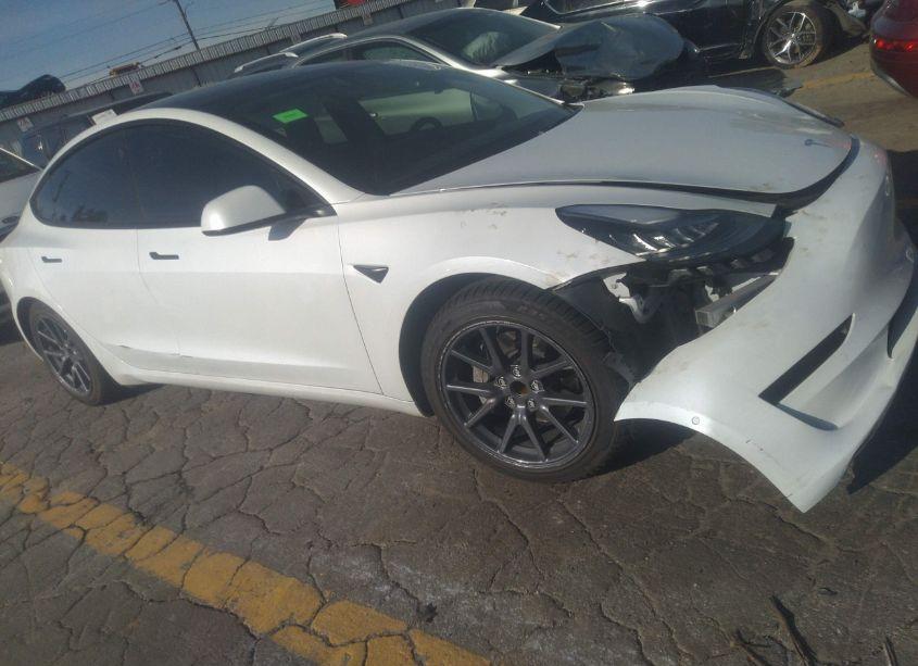 2021 Tesla Model 3 STANDARD RANGE PLUS REAR-WHEEL DRIVE (VIN 5YJ3E1EA2MF855005) main photo