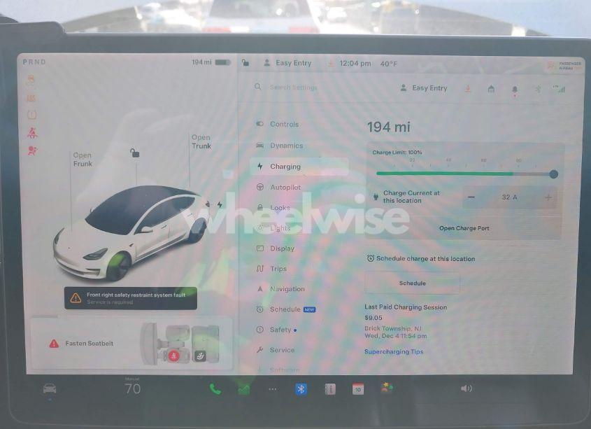 Photo 17 of 2022 Tesla Model 3 REAR-WHEEL DRIVE (VIN 5YJ3E1EA2NF154885)