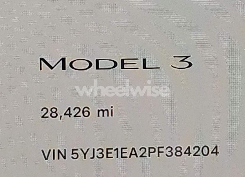 Photo 15 of 2023 Tesla Model 3 REAR-WHEEL DRIVE (VIN 5YJ3E1EA2PF384204)