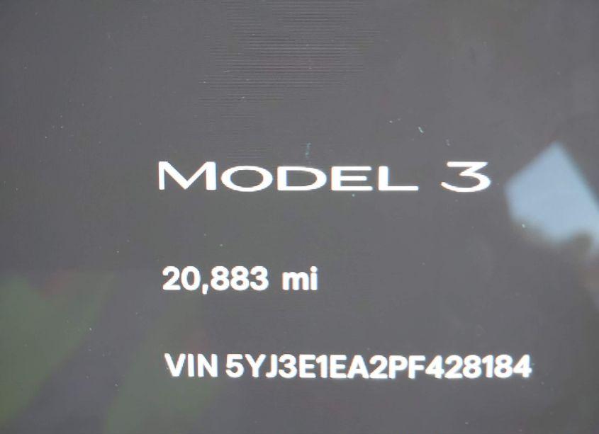 Photo 15 of 2023 Tesla Model 3 REAR-WHEEL DRIVE (VIN 5YJ3E1EA2PF428184)
