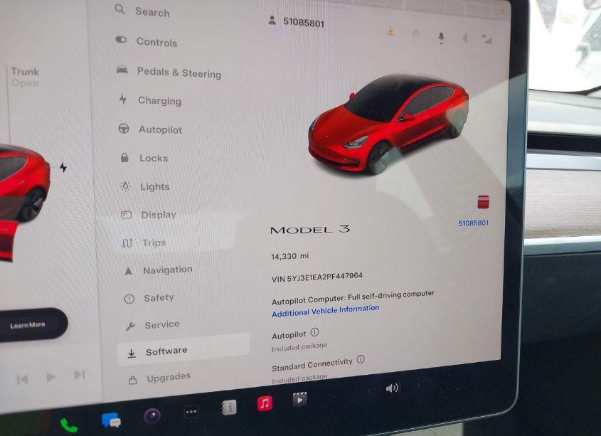 Photo 7 of 2023 Tesla Model 3 REAR-WHEEL DRIVE (VIN 5YJ3E1EA2PF447964)