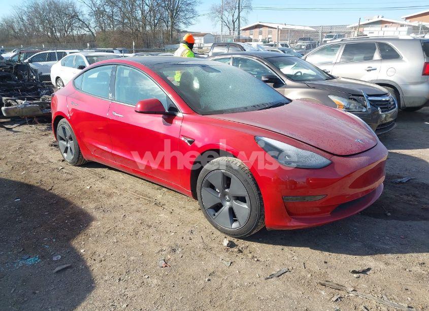 2023 Tesla Model 3 REAR-WHEEL DRIVE (VIN 5YJ3E1EA2PF465669) main photo