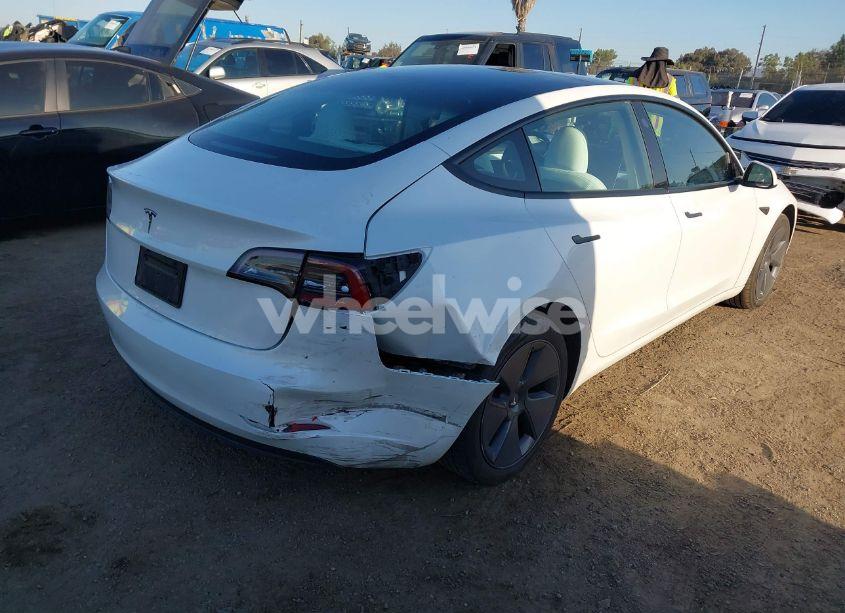 Photo 4 of 2023 Tesla Model 3 REAR-WHEEL DRIVE (VIN 5YJ3E1EA2PF551631)