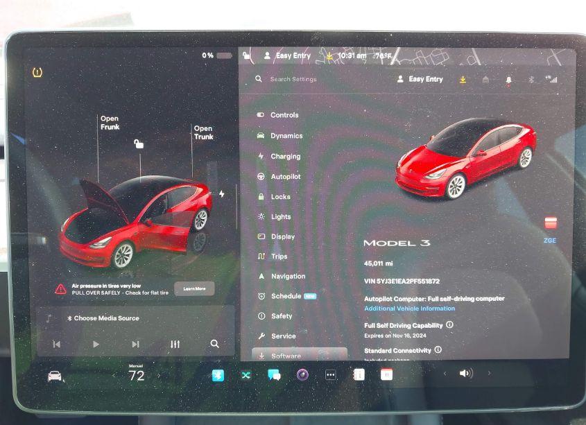 Photo 15 of 2023 Tesla Model 3 REAR-WHEEL DRIVE (VIN 5YJ3E1EA2PF551872)