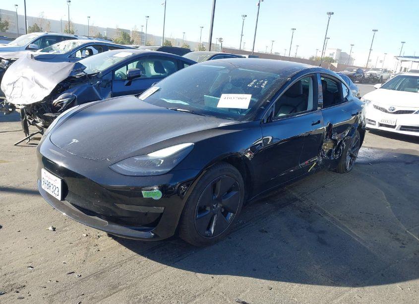 Photo 2 of 2023 Tesla Model 3 REAR-WHEEL DRIVE (VIN 5YJ3E1EA2PF612749)