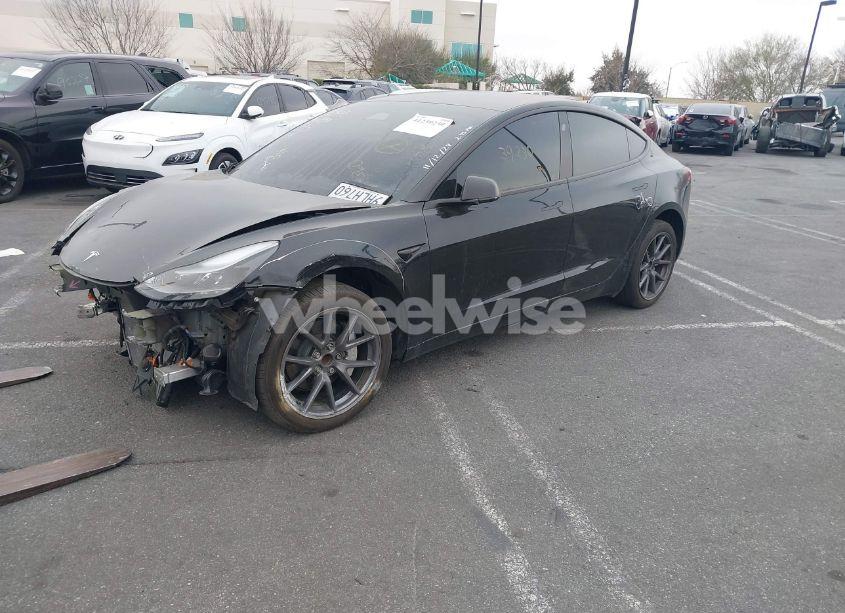 Photo 2 of 2023 Tesla Model 3 REAR-WHEEL DRIVE (VIN 5YJ3E1EA2PF613707)