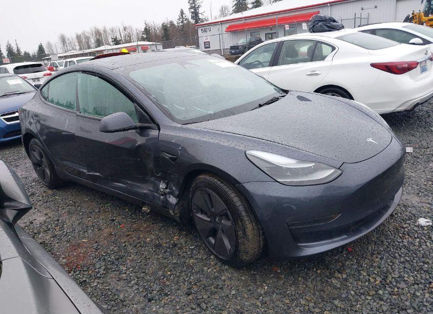 2023 Tesla Model 3 REAR-WHEEL DRIVE (VIN 5YJ3E1EA2PF619183) main photo