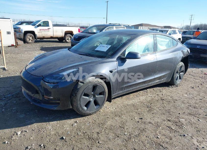 Photo 2 of 2023 Tesla Model 3 REAR-WHEEL DRIVE (VIN 5YJ3E1EA2PF644021)