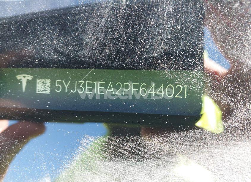 Photo 9 of 2023 Tesla Model 3 REAR-WHEEL DRIVE (VIN 5YJ3E1EA2PF644021)