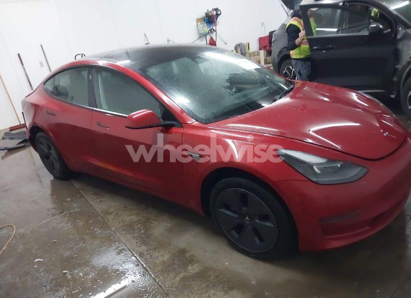 2023 Tesla Model 3 REAR-WHEEL DRIVE (VIN 5YJ3E1EA2PF664463) main photo
