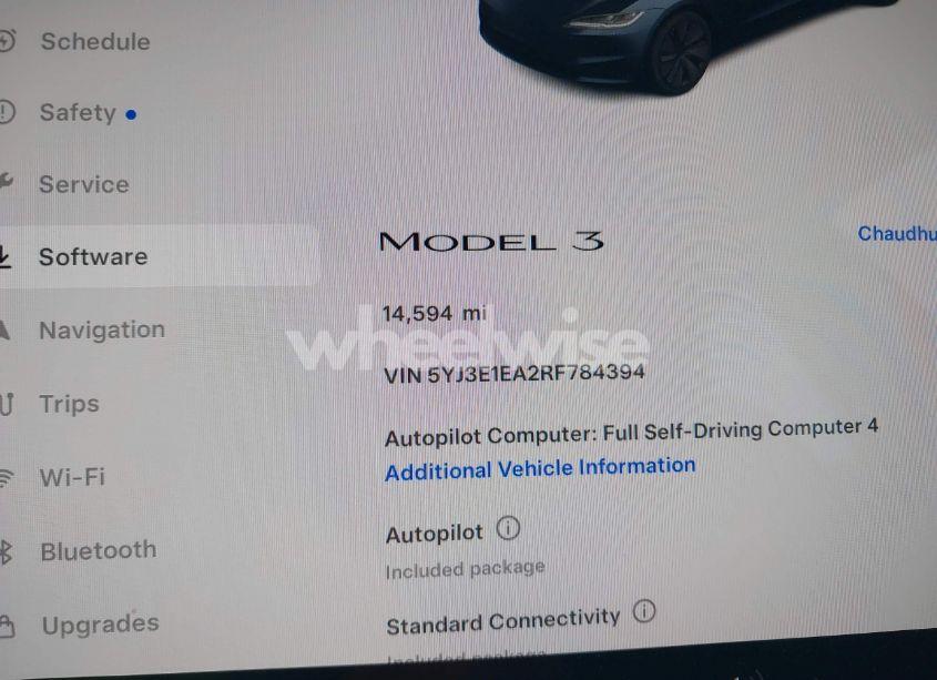 Photo 7 of 2024 Tesla Model 3 (VIN 5YJ3E1EA2RF784394)