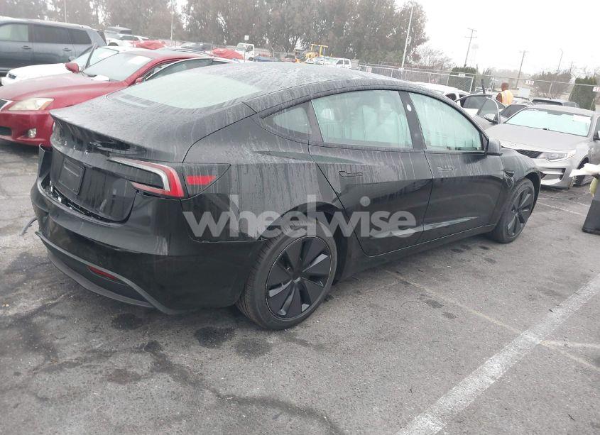 Photo 4 of 2025 Tesla Model 3 LONG RANGE REAR-WHEEL DRIVE (VIN 5YJ3E1EA2SF879821)