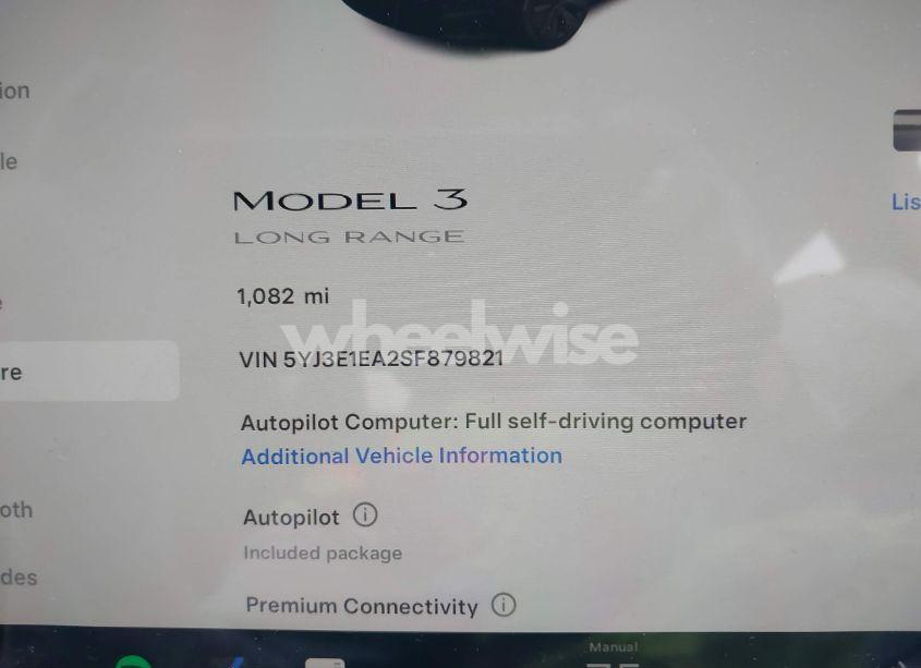 Photo 7 of 2025 Tesla Model 3 LONG RANGE REAR-WHEEL DRIVE (VIN 5YJ3E1EA2SF879821)