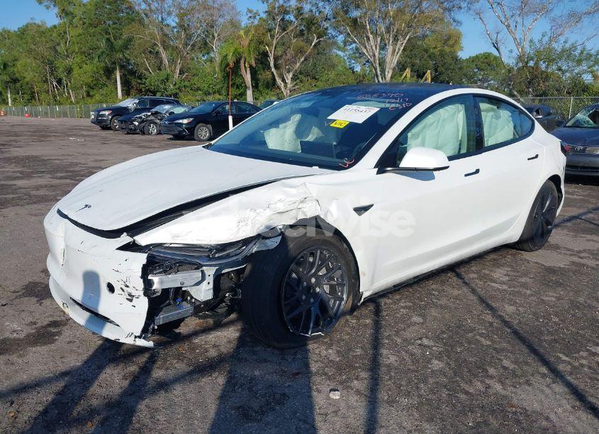Photo 2 of 2025 Tesla Model 3 LONG RANGE REAR-WHEEL DRIVE (VIN 5YJ3E1EA2SF888390)