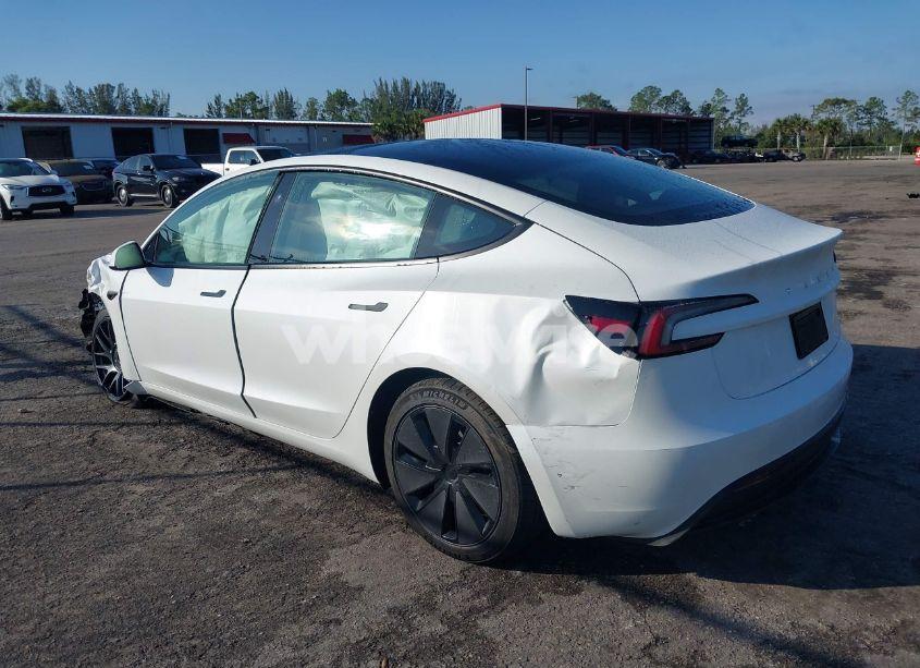 Photo 3 of 2025 Tesla Model 3 LONG RANGE REAR-WHEEL DRIVE (VIN 5YJ3E1EA2SF888390)
