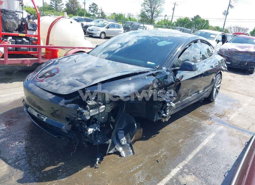 Photo 2 of 2025 Tesla Model 3 LONG RANGE REAR-WHEEL DRIVE (VIN 5YJ3E1EA2SF918505)