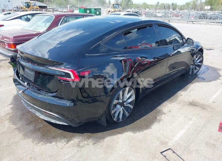 Photo 4 of 2025 Tesla Model 3 LONG RANGE REAR-WHEEL DRIVE (VIN 5YJ3E1EA2SF918505)