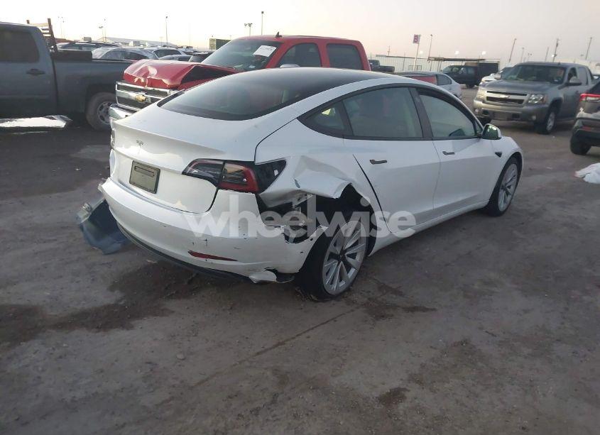 Photo 4 of 2021 Tesla Model 3 STANDARD RANGE PLUS REAR-WHEEL DRIVE (VIN 5YJ3E1EA3MF043860)