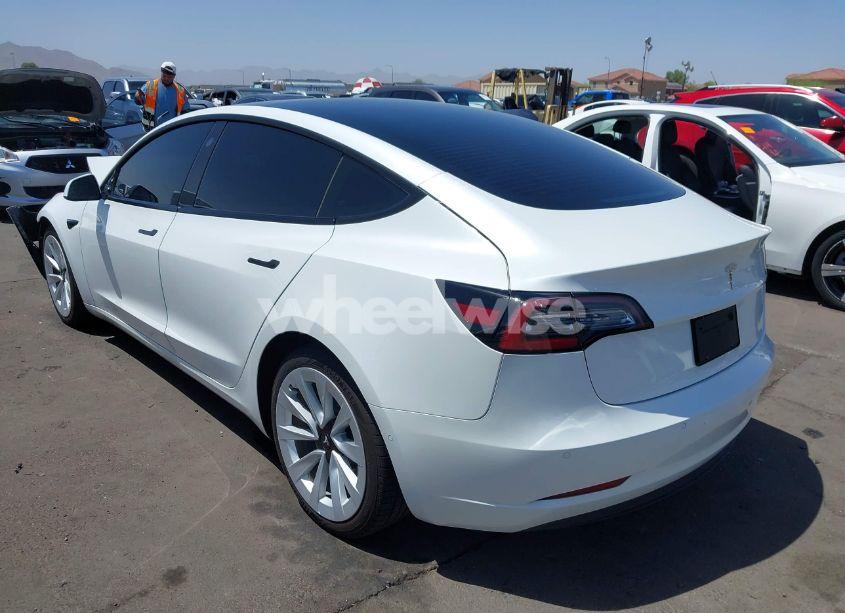 Photo 3 of 2021 Tesla Model 3 STANDARD RANGE PLUS REAR-WHEEL DRIVE (VIN 5YJ3E1EA3MF075594)