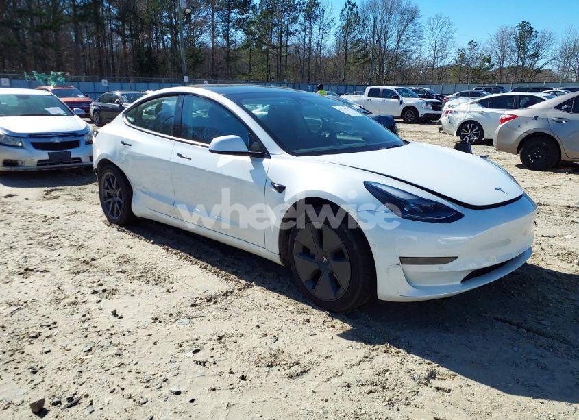 2021 Tesla Model 3 STANDARD RANGE PLUS REAR-WHEEL DRIVE (VIN 5YJ3E1EA3MF088667) main photo