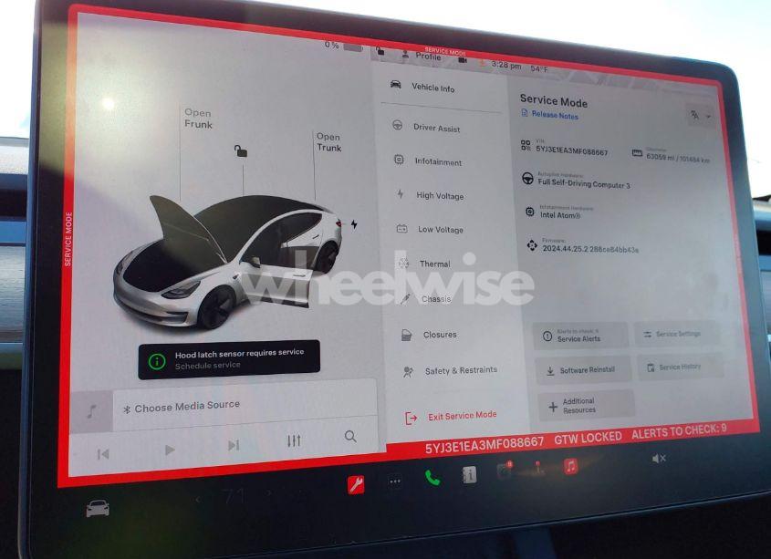 Photo 15 of 2021 Tesla Model 3 STANDARD RANGE PLUS REAR-WHEEL DRIVE (VIN 5YJ3E1EA3MF088667)