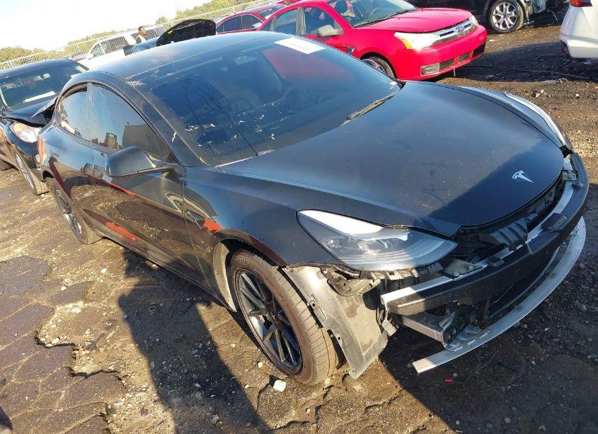 2021 Tesla Model 3 STANDARD RANGE PLUS REAR-WHEEL DRIVE (VIN 5YJ3E1EA3MF092105) main photo