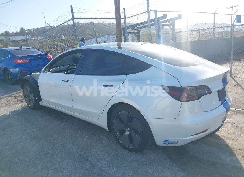 Photo 3 of 2021 Tesla Model 3 STANDARD RANGE PLUS REAR-WHEEL DRIVE (VIN 5YJ3E1EA3MF923537)