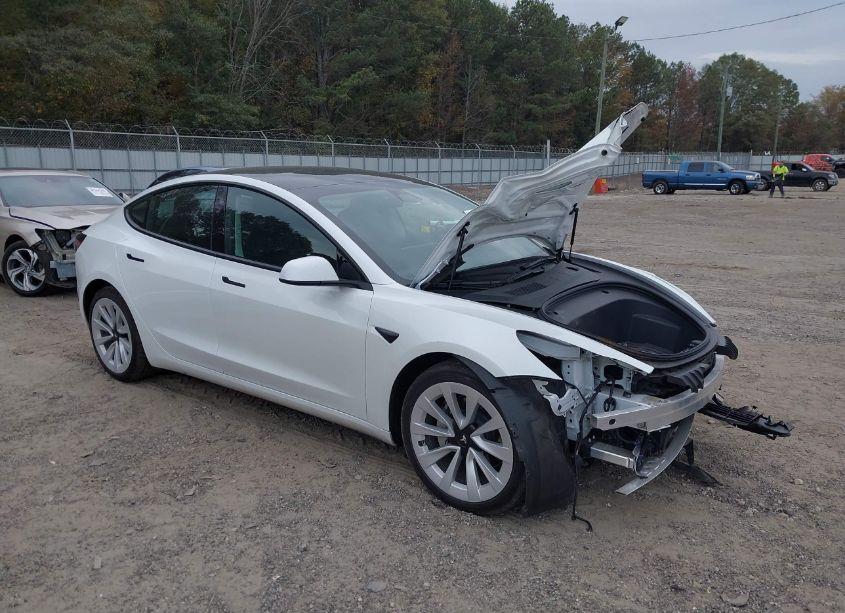 2022 Tesla Model 3 REAR-WHEEL DRIVE (VIN 5YJ3E1EA3NF302753) main photo
