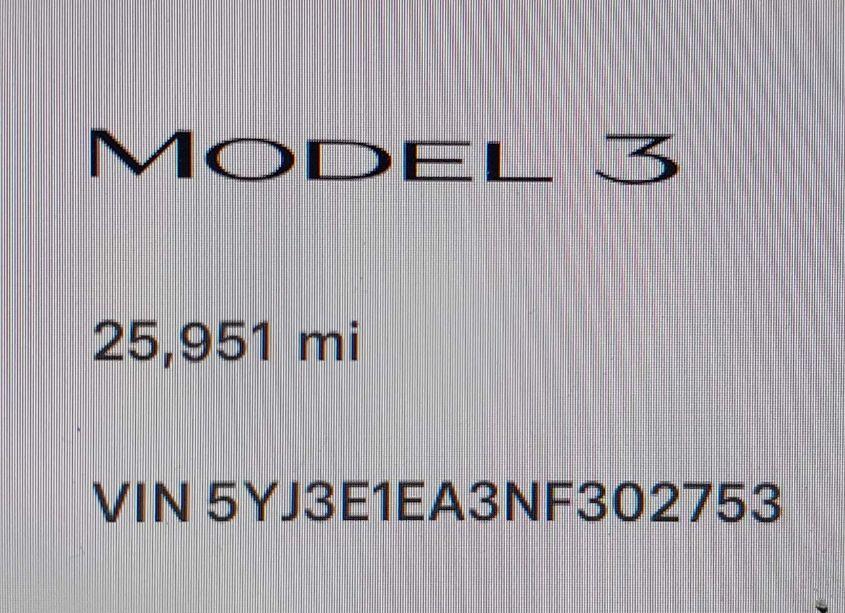 Photo 16 of 2022 Tesla Model 3 REAR-WHEEL DRIVE (VIN 5YJ3E1EA3NF302753)