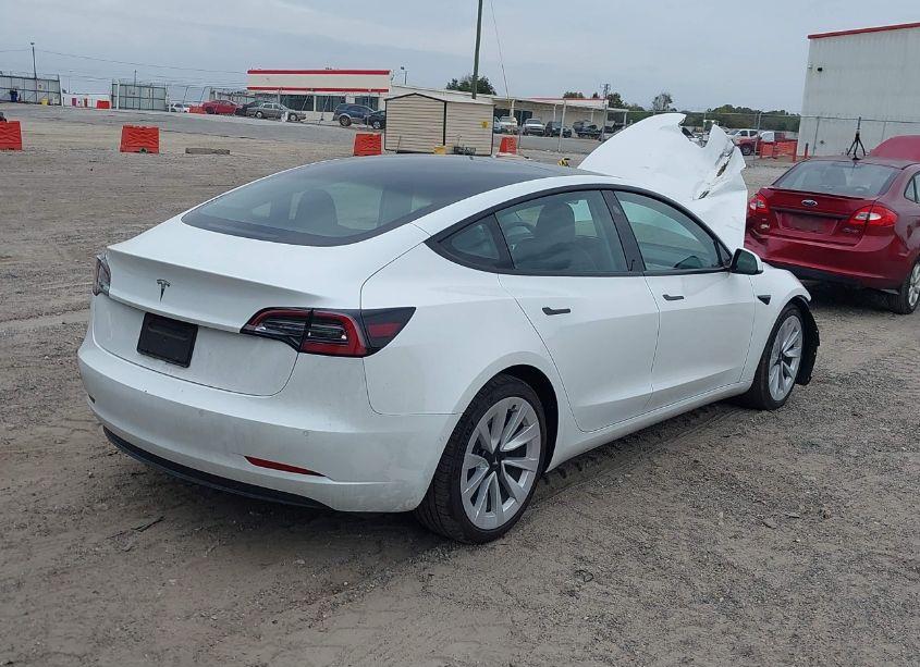 Photo 4 of 2022 Tesla Model 3 REAR-WHEEL DRIVE (VIN 5YJ3E1EA3NF302753)