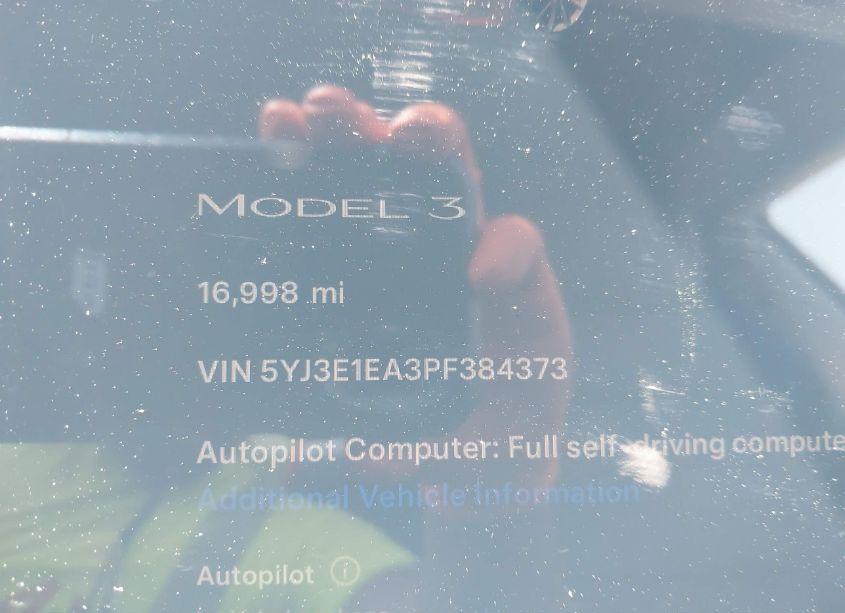 Photo 7 of 2023 Tesla Model 3 REAR-WHEEL DRIVE (VIN 5YJ3E1EA3PF384373)