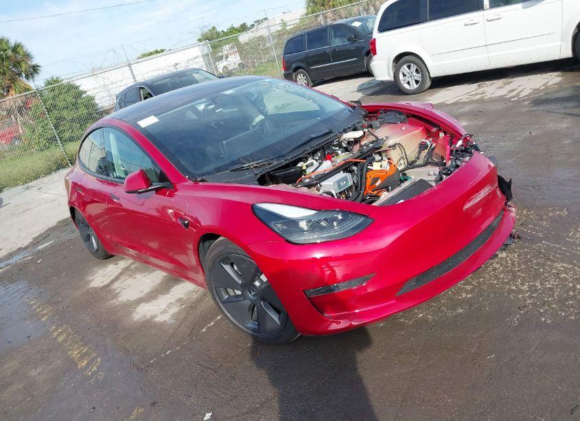 2023 Tesla Model 3 REAR-WHEEL DRIVE (VIN 5YJ3E1EA3PF434270) main photo