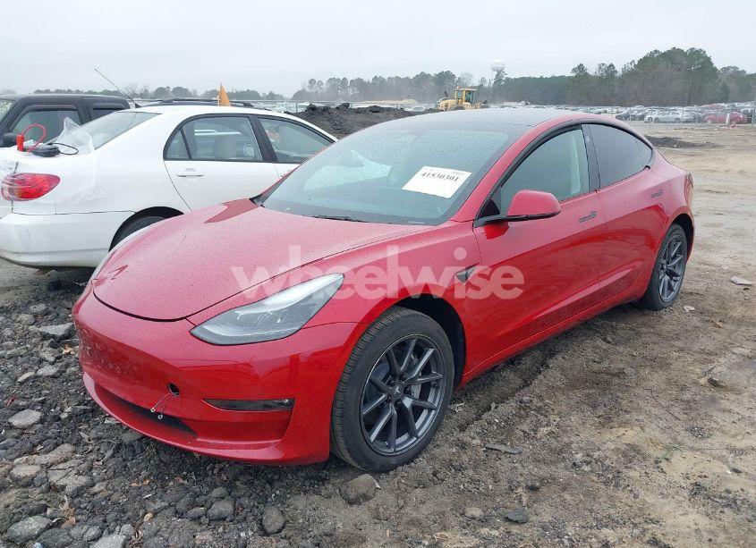 Photo 2 of 2023 Tesla Model 3 REAR-WHEEL DRIVE (VIN 5YJ3E1EA3PF568681)