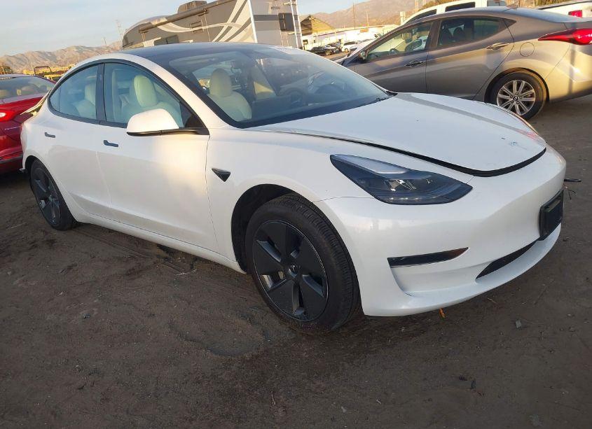 2023 Tesla Model 3 REAR-WHEEL DRIVE (VIN 5YJ3E1EA3PF573136) main photo