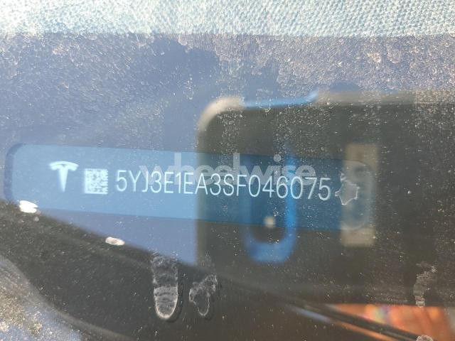 Photo 4 of 2025 TESLA MODEL 3 (VIN 5YJ3E1EA3SF046075)