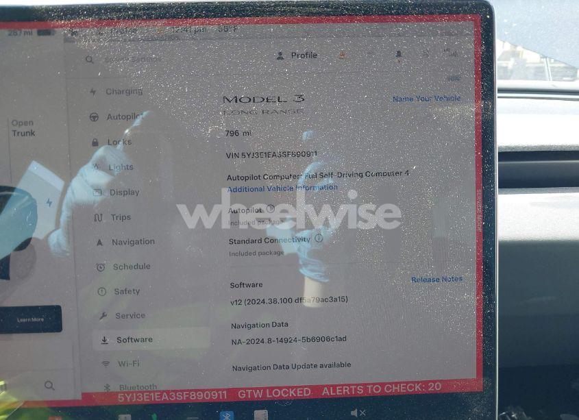 Photo 18 of 2025 Tesla Model 3 LONG RANGE REAR-WHEEL DRIVE (VIN 5YJ3E1EA3SF890911)